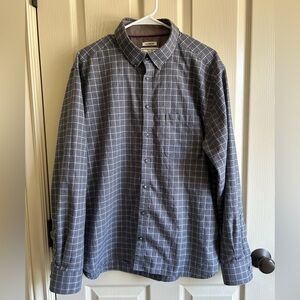 Jo.S A. Bank Long Sleeve Men’s Button Up Plaid Shirt Size Extra Large